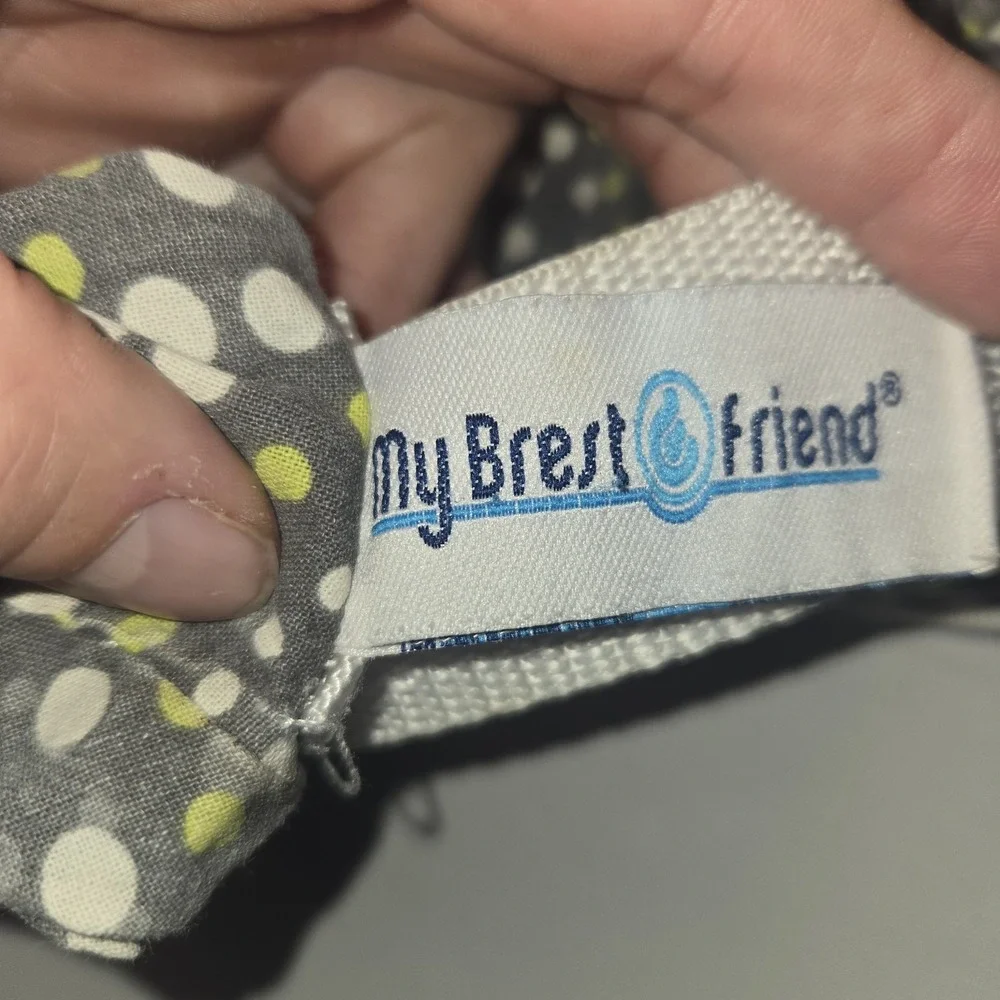 My Brest Friend Gray Polka Dot Cloth Zipper Nursing Pillow Cover